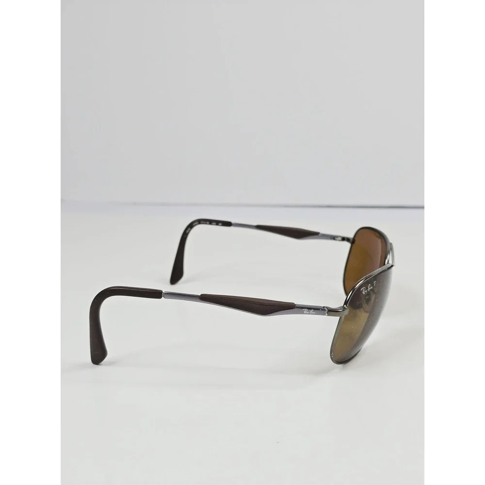 Ray-Ban Hat Cap 3519 3P Polarized‎ Brown Aviator Mens Sunglasses With Case